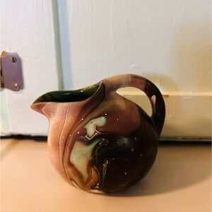 Rare Vintage Garden Of Gods pottery pitcher/creamer